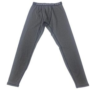 Exercise EPRO Compression Leggings Mens Small Gray Athletic Base Layer Pants